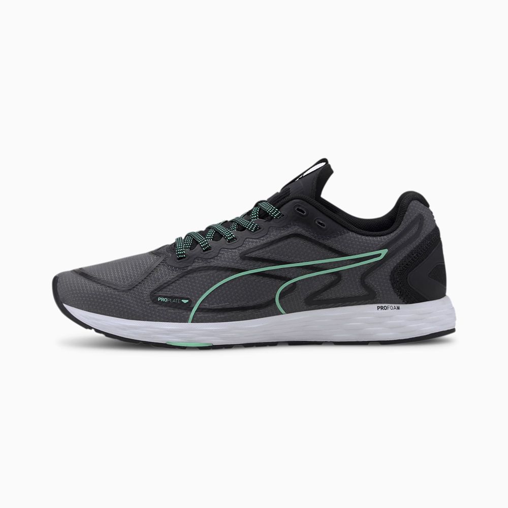 Puma SPEED 300 RACER 2 Női Futócipő - Fekete/Zöld/Fehér ( Hungary - YSNHU2058 )